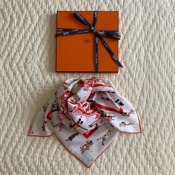 NWT Hermes Ex-Libris Les Parisiennes Silk Scarf - Picture 3 of 16
